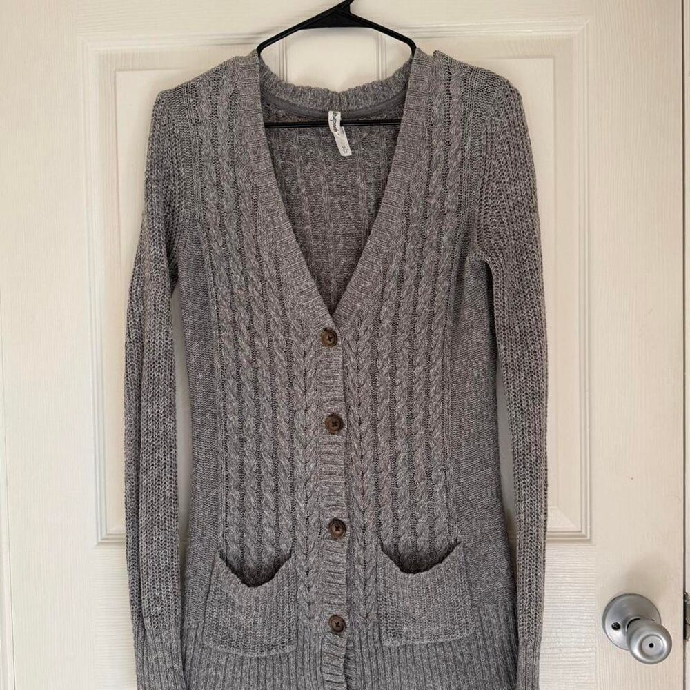 Aeropostale Women's Grey Cardigan